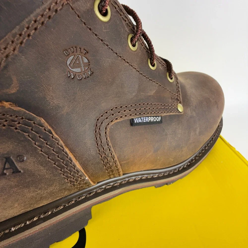 Carolina CA8508 Men 9 Inch Broad Toe Insulated‎ Waterproof Logger Boots 10 2E